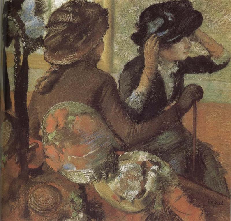 In  the Store, Edgar Degas